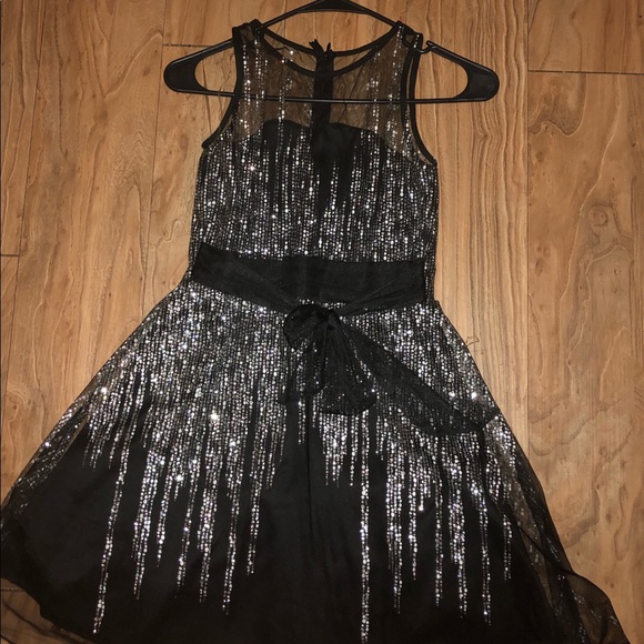 jcpenney silver dress